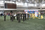 Торжественное открытие «Футбольной лиги безопасности-2012» — выступление военного оркестра