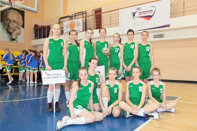 Баскетболистки команды «Волгоград»