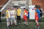 Разговор команд, занявших третие места на «Футбольной лиге безопасности-2012»
